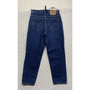 Levi's 505 Jeans Women's Size 10 Mis S Blue Denim Relaxed Fit Tapered Leg‎